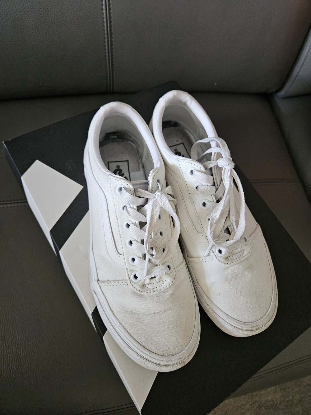 White Vans - Women's Size 8 Sneakers